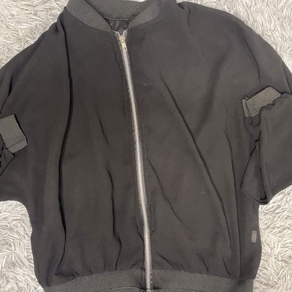 Black See Through Jacket